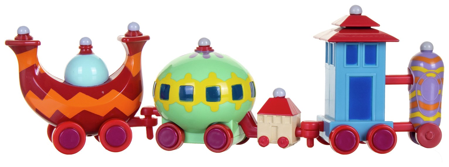 In The Night Garden Wooden Pull Along Ninky Nonk Train Toy Playset